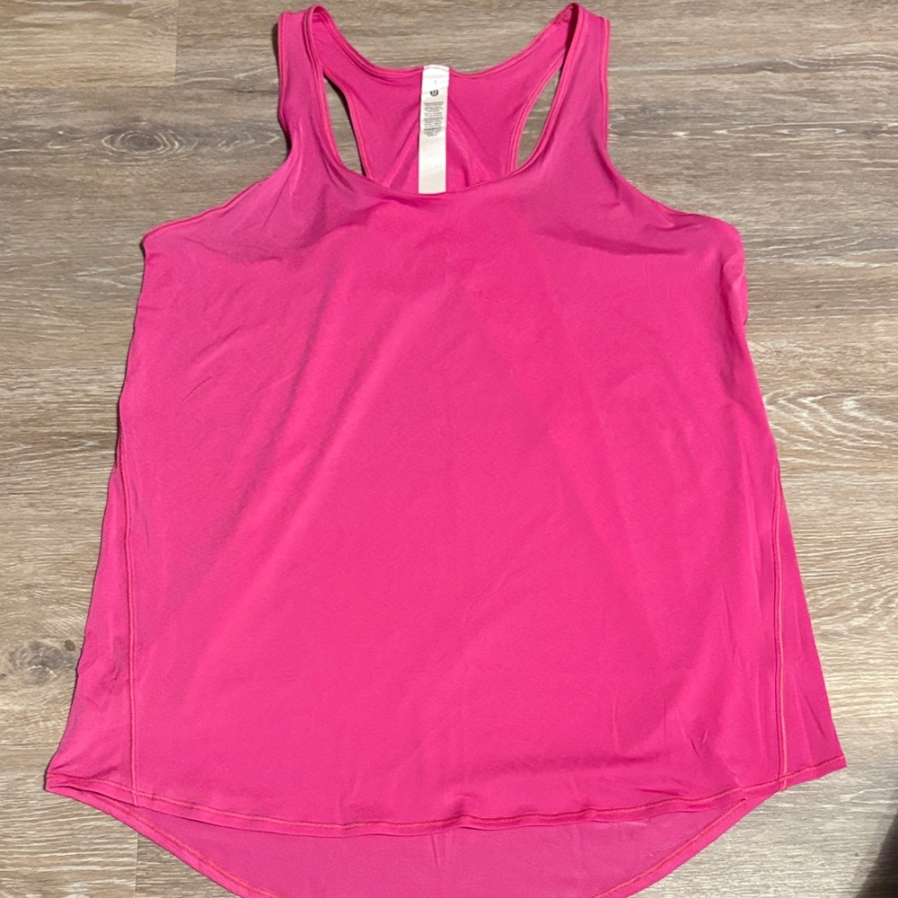 Lululemon Athletica Vibrant Pink Tank Top
